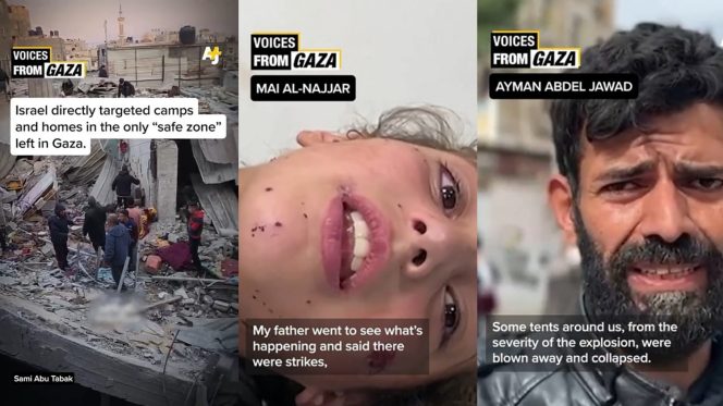 
 Foto: AJ+ Voice From Gaza